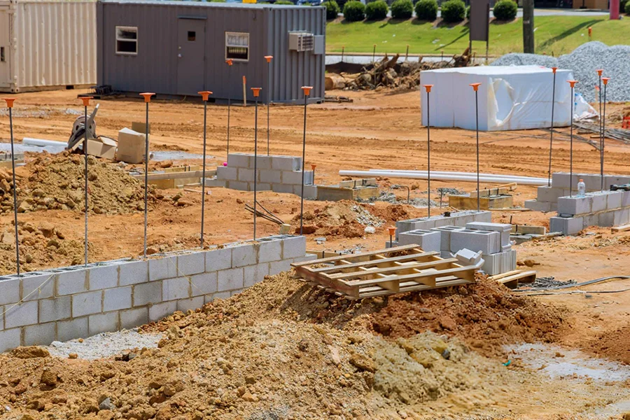 Pre Construction Pier installation Lexington, TN