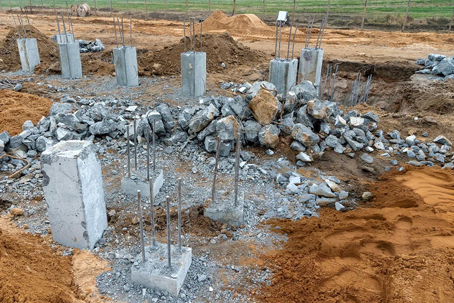 Pre Construction Pier installation Lexington, TN